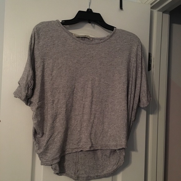 Grey High-Low Top - Picture 2 of 2